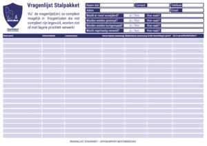Stalpakket Mestonderzoek Standaard (10+)